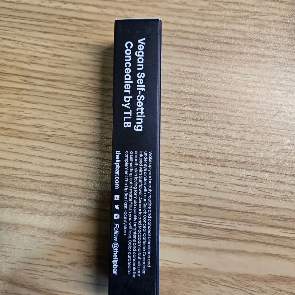 TLB The Lip Bar Vegan Quick Conceal Caffeine Self Setting Brightening Ivory 1.00